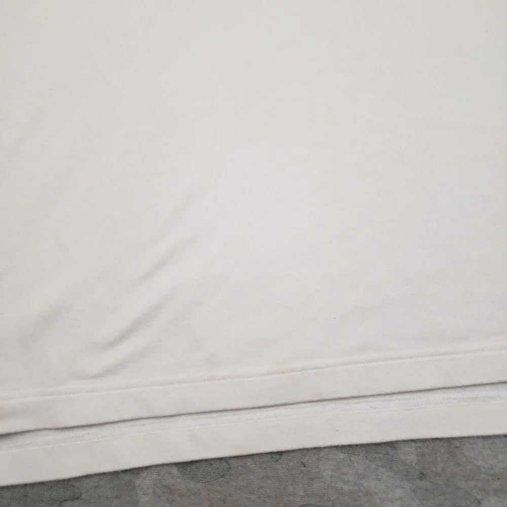 Vintage Spyder Shirt Mens XL White Y2k Quarter Zip Long Sleeve